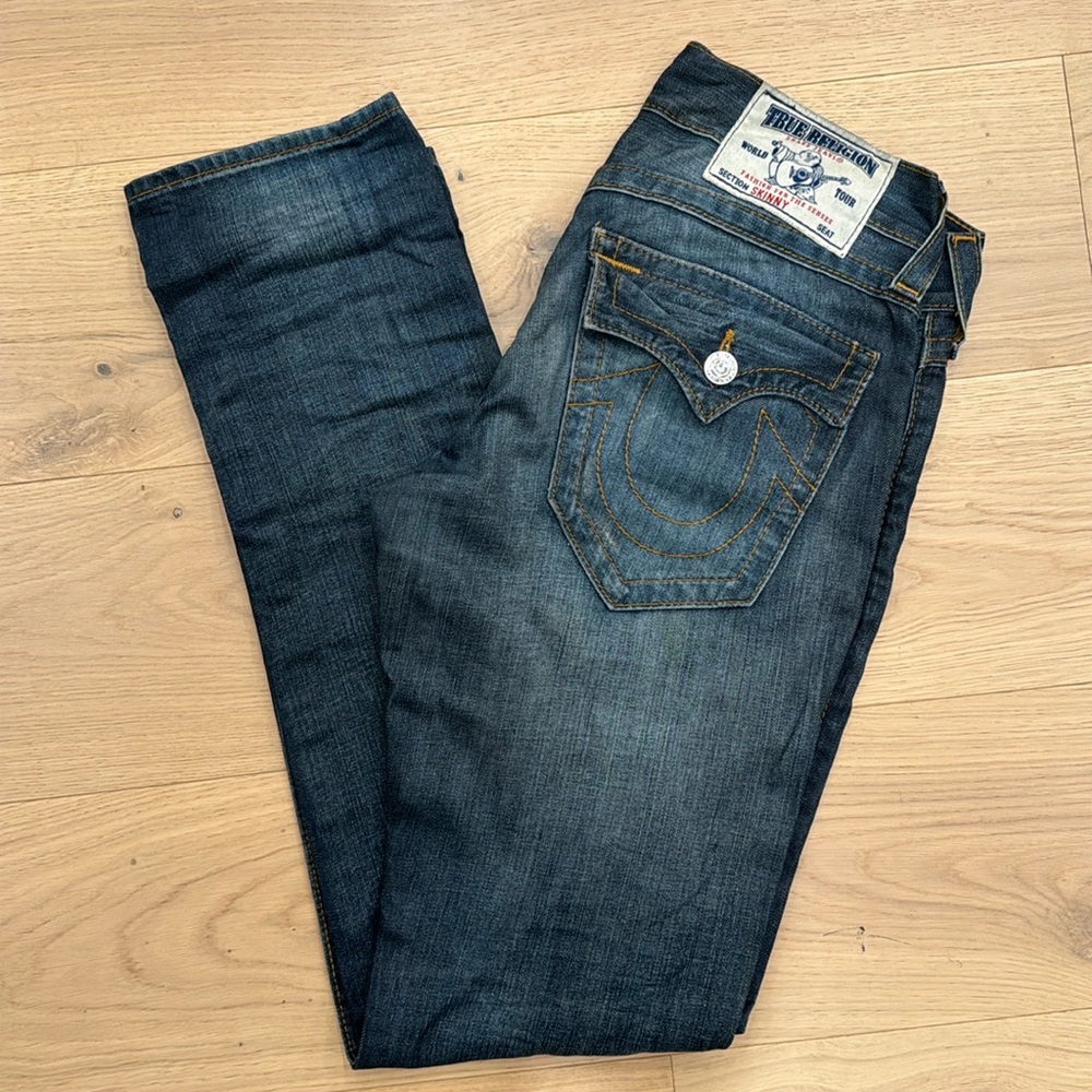 True Religion Blue Pants - Like New!